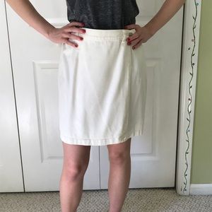 GAP wrap around cream skirt size 12
